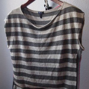 Splendid gray cashmere sleeveless sweater large